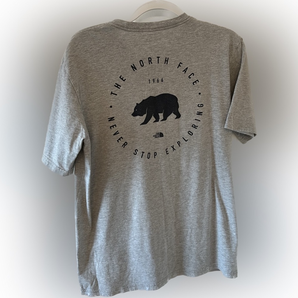 The North Face Short Sleeve Tee. Size M. Color Grey. - Picture 2 of 3